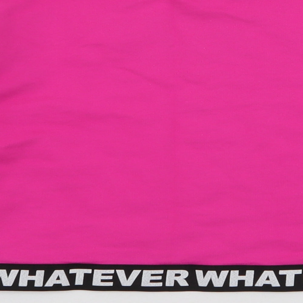 Funky Rocks Girls Pink 100% Cotton Pullover Sweatshirt Size 11-12 Years Pullover - I don't care