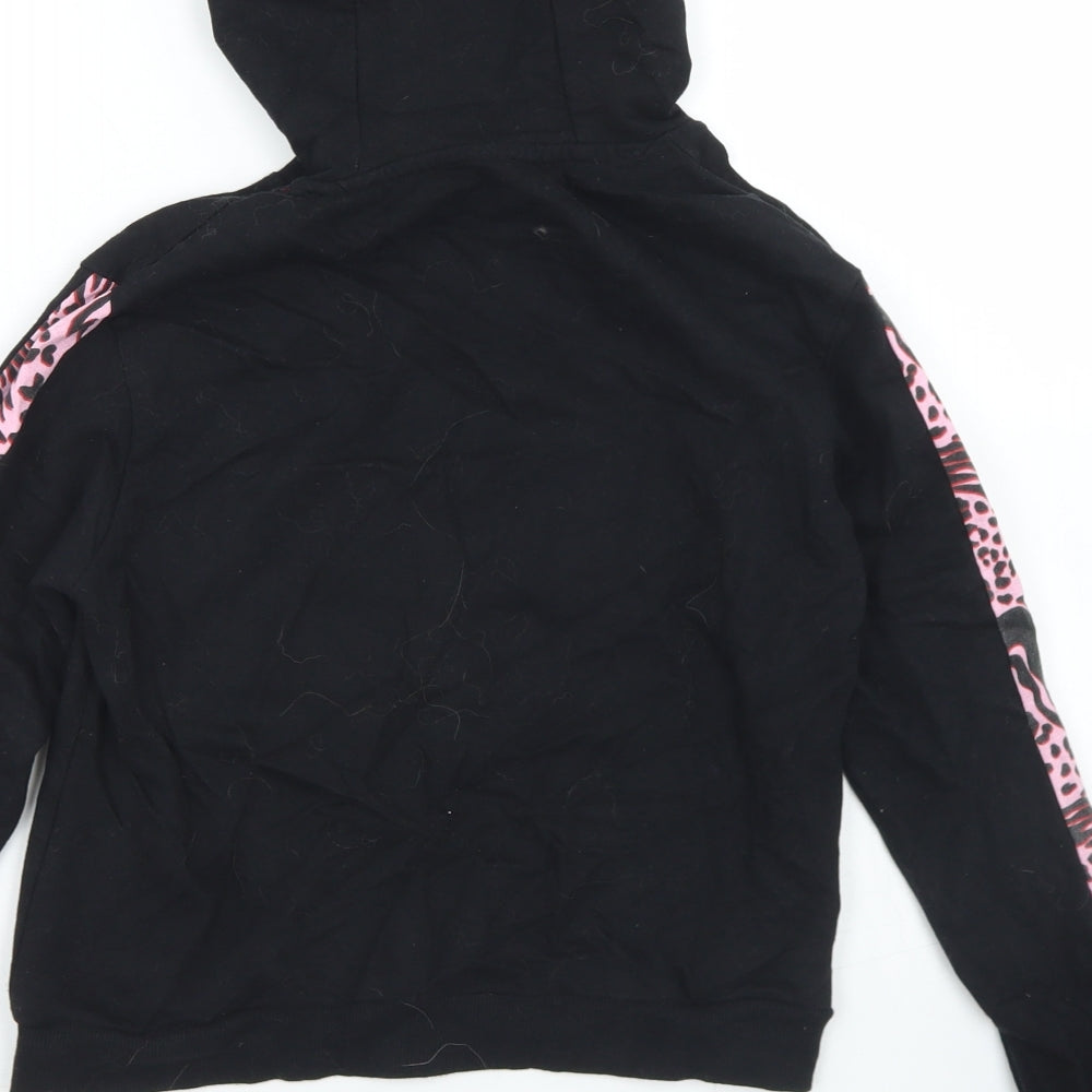 Studio Girls Black Cotton Pullover Hoodie Size 12-13 Years
