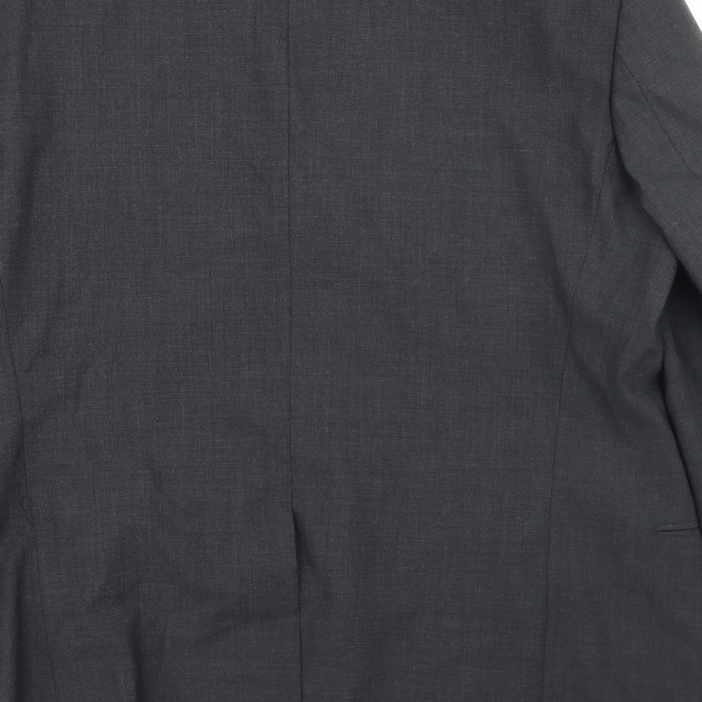 Willson Mens Grey Wool Jacket Blazer Size 44