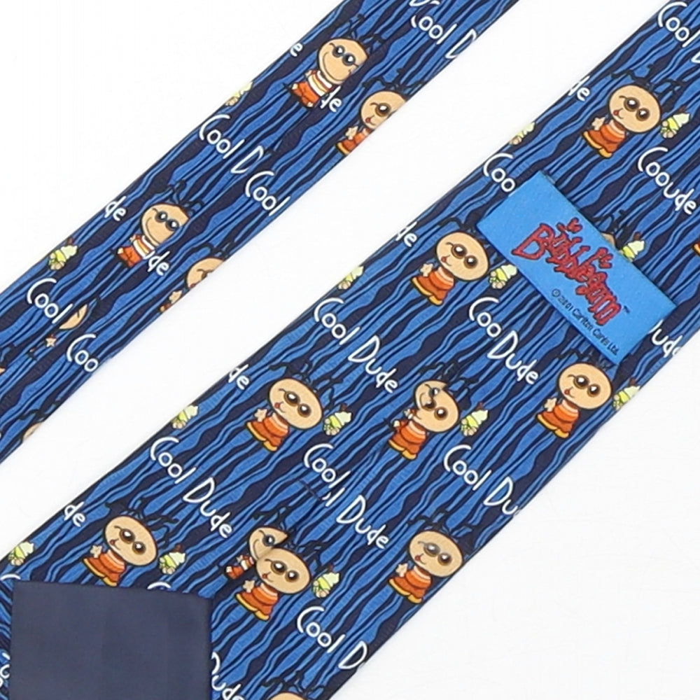 BubbleGum Mens Multicoloured Geometric Polyester Pointed Tie One Size - Cool Dude