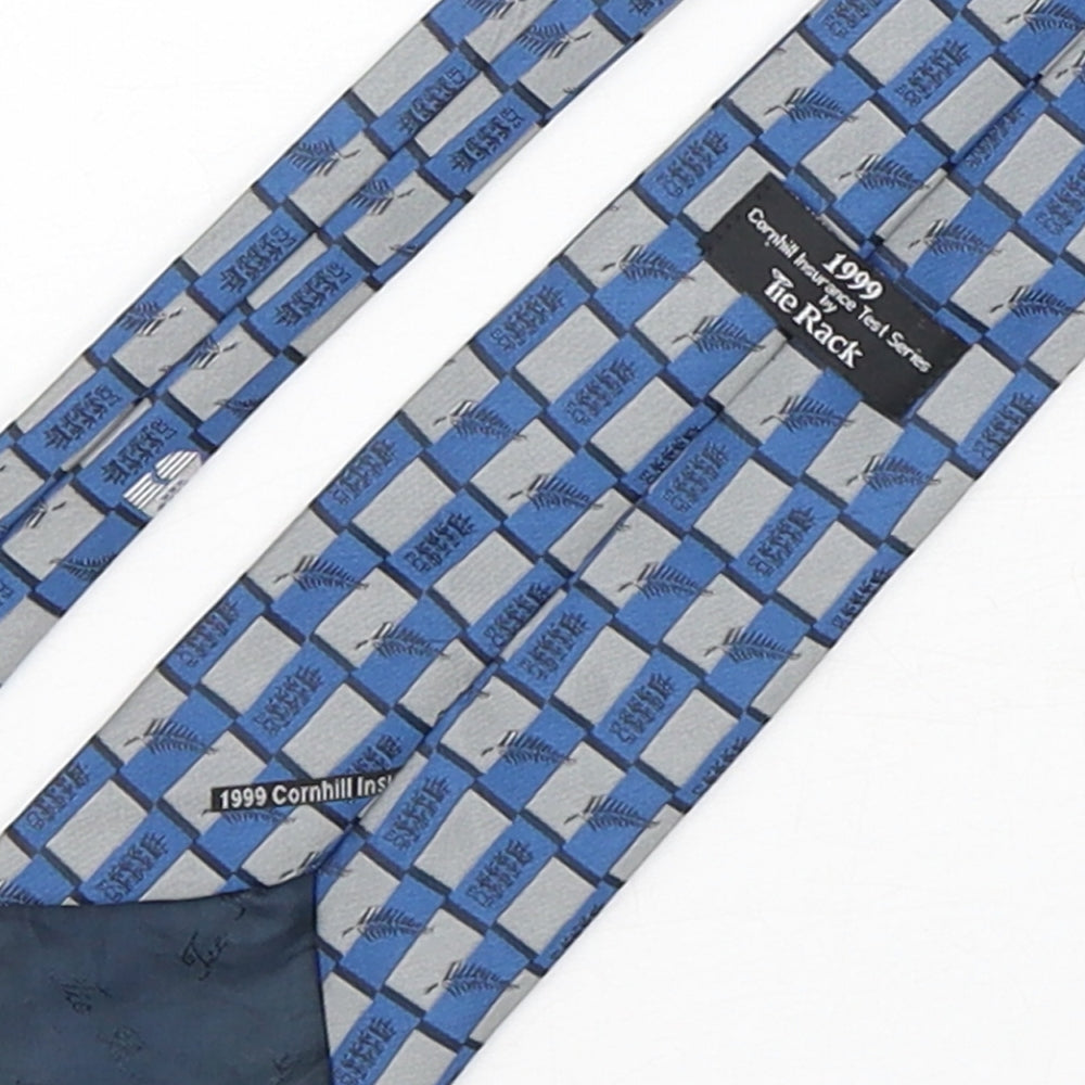 Tie Rack Mens Multicoloured Plaids & Checks Polyester Pointed Tie One Size - Cricket