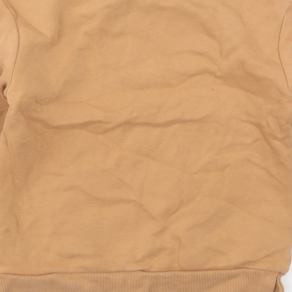 George Girls Brown Cotton Pullover Sweatshirt Size 5-6 Years Pullover - Todays Mood Sassy