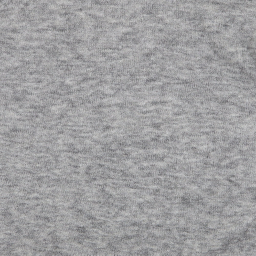 H&M Womens Grey High Neck Polyamide Pullover Jumper Size S