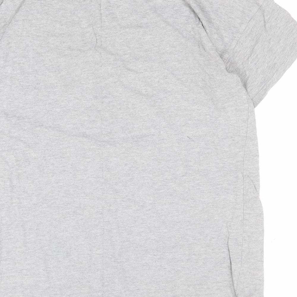 George Womens Grey Solid Cotton Top Dress Size 12 - Mum