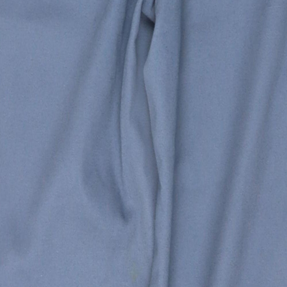 Preworn Mens Blue Polyester Straight Jeans Size 16 L32 in Regular Button