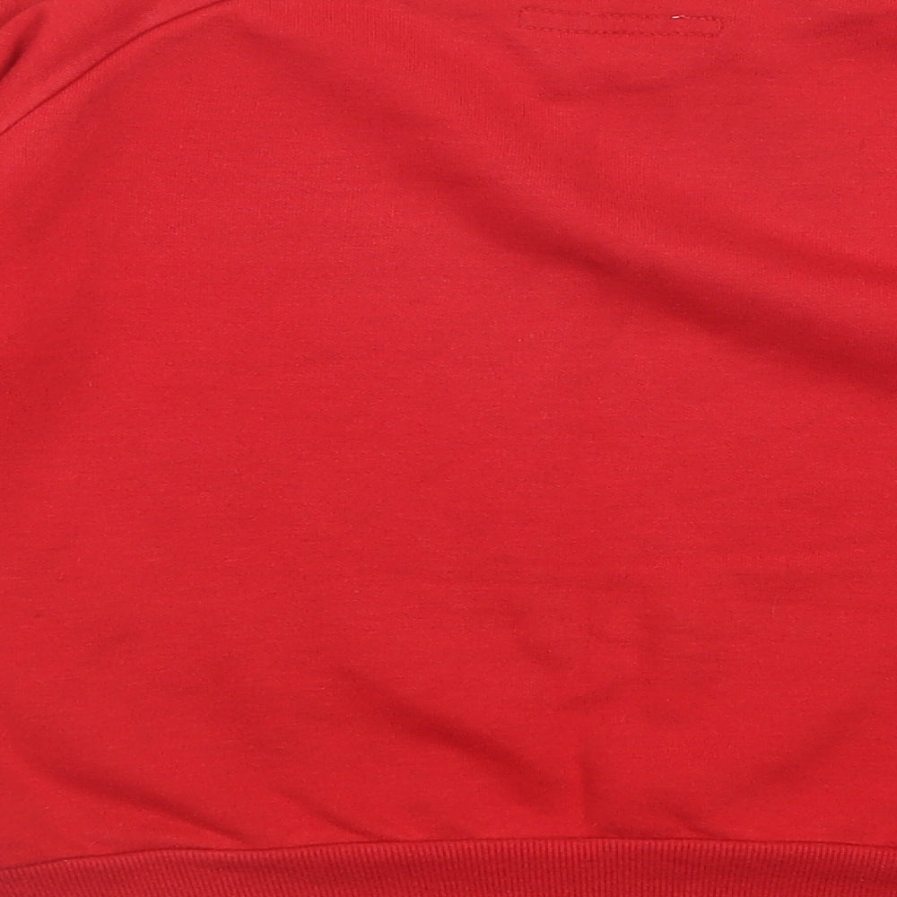 Primark Girls Red Cotton Pullover Sweatshirt Size 9-10 Years Pullover - Chicago