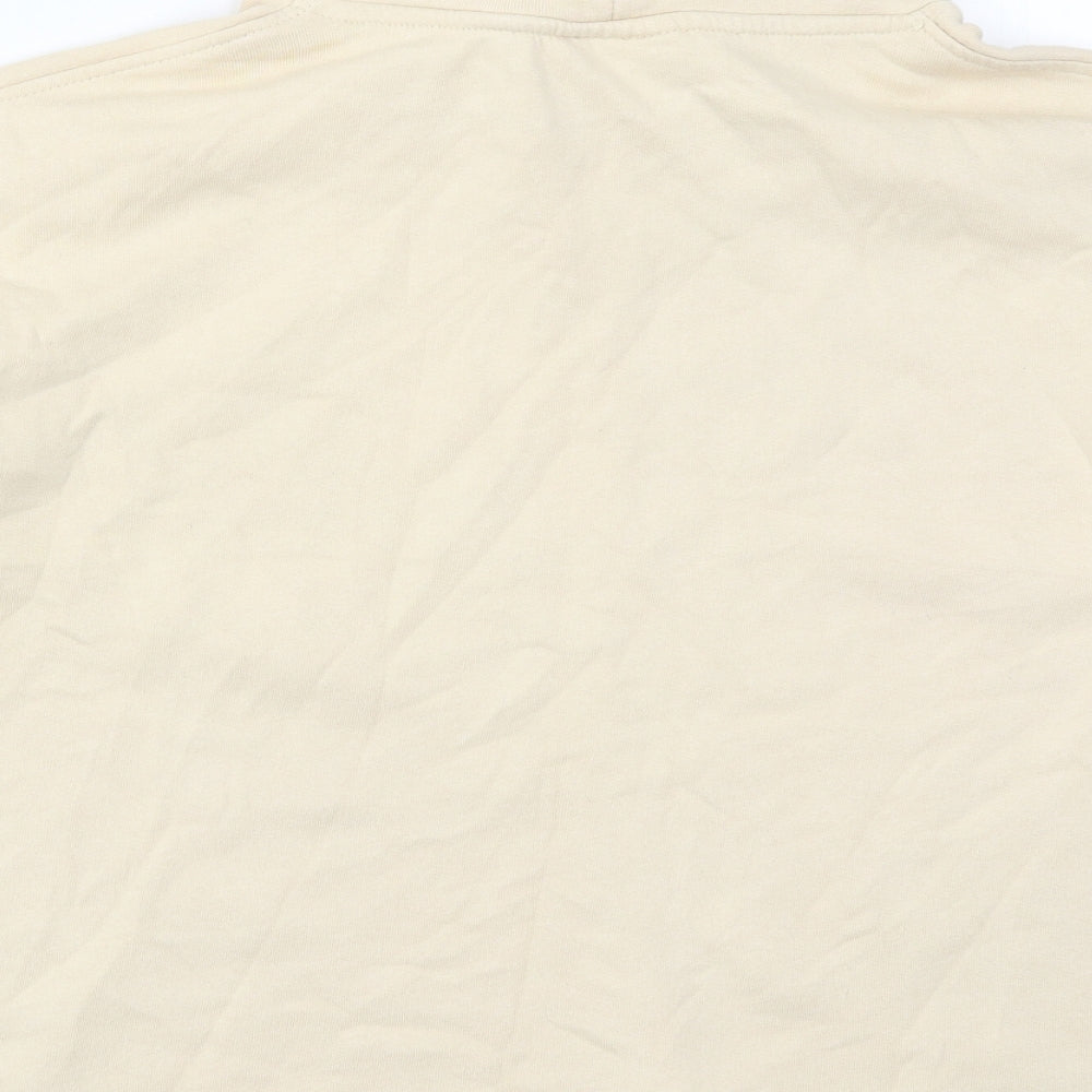 Primark Womens Beige Cotton Pullover Sweatshirt Size 6 Pullover