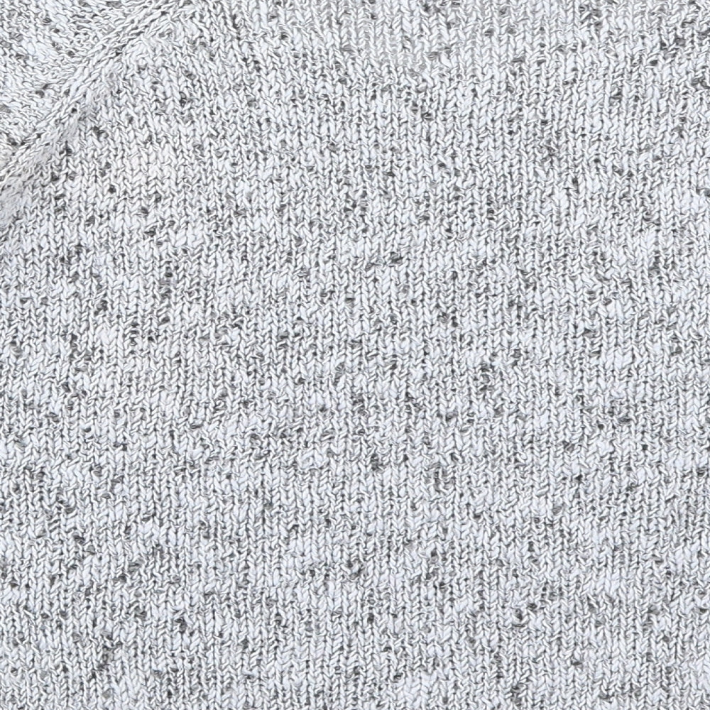 Marks & Spencer Womens Blue Round Neck Cotton Pullover Jumper Size 10