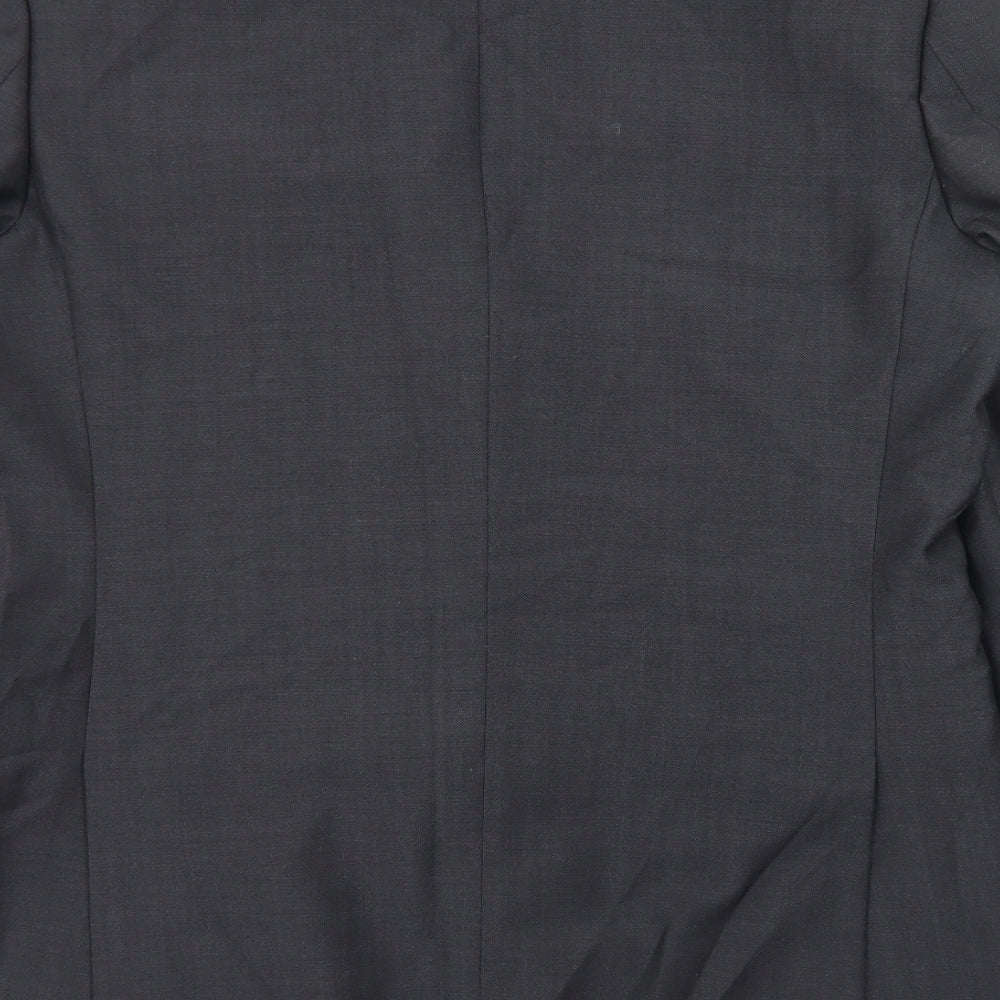 Burton Mens Grey Polyacrylate Fibre Jacket Blazer Size 42