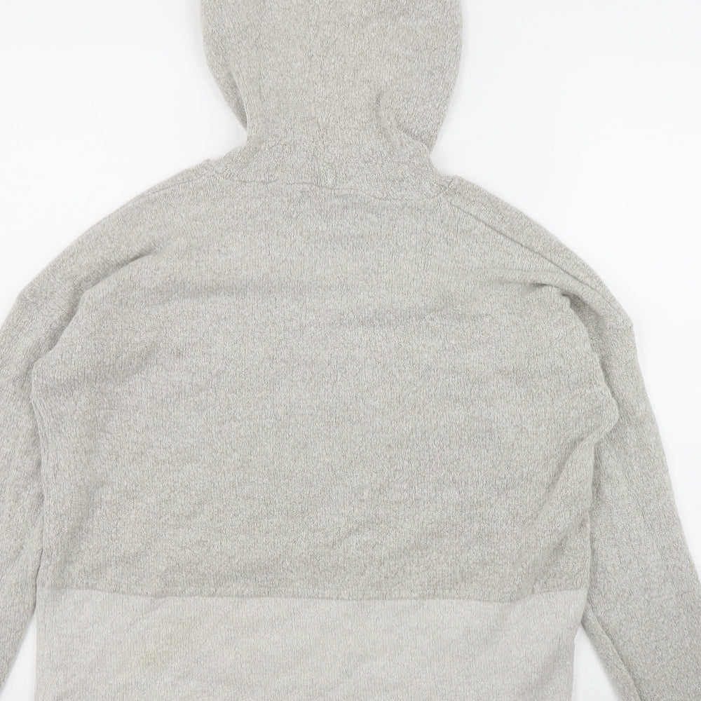 Select Womens Beige Acrylic Pullover Hoodie Size XL Pullover