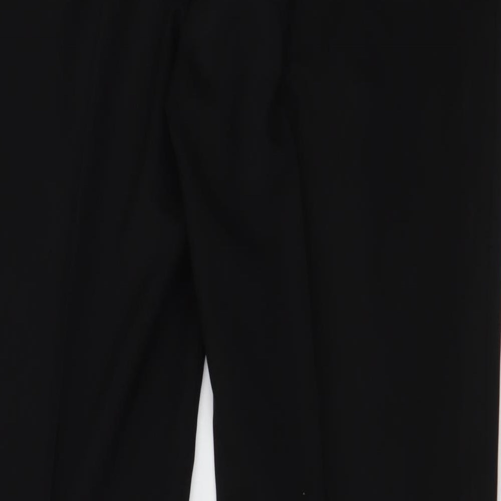 Papaya Womens Beige Polyester Trousers Size 14 L30 in Regular Zip