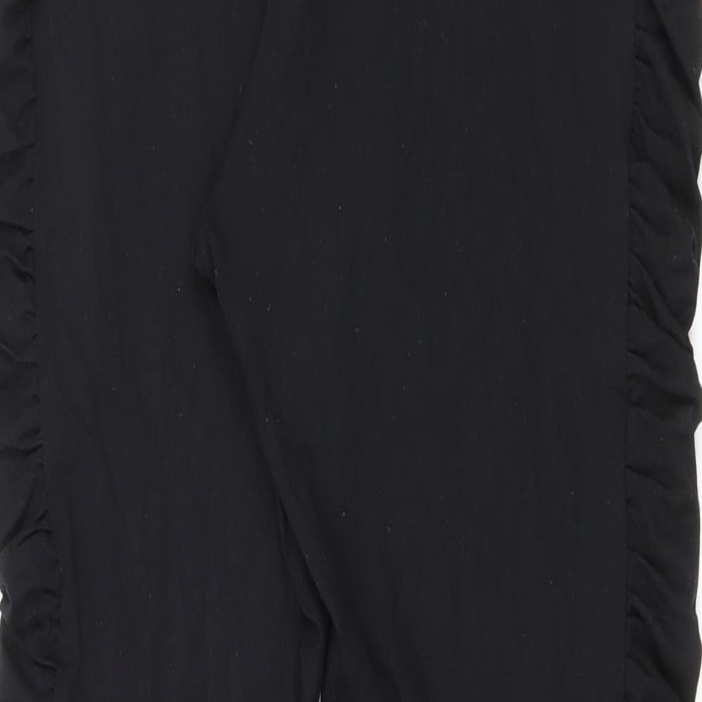 ASOS Womens Black Viscose Pedal Pusher Leggings Size 16 L29 in