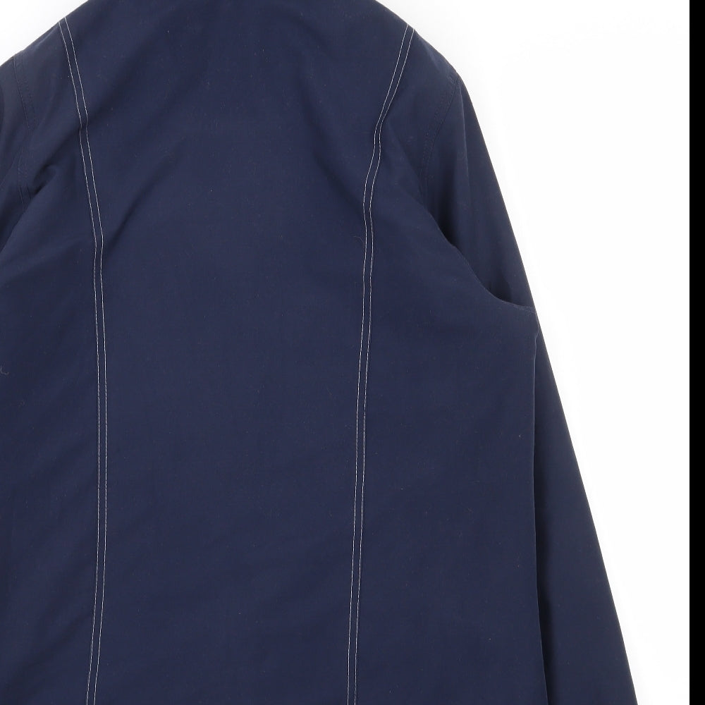 Bonmarché Womens Blue Anorak Coat Size S Zip