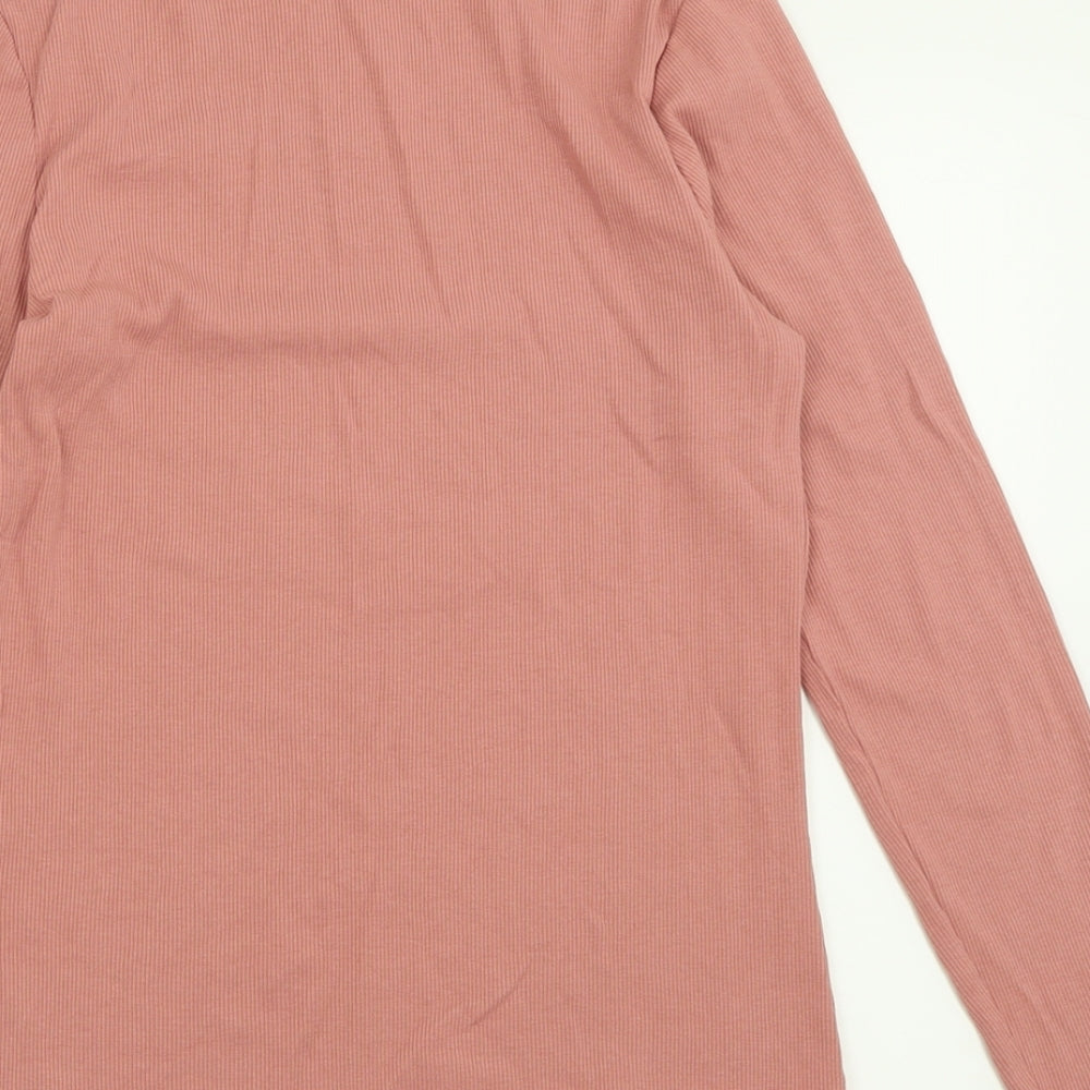 TU Womens Pink High Neck Polyester Pullover Jumper Size 12