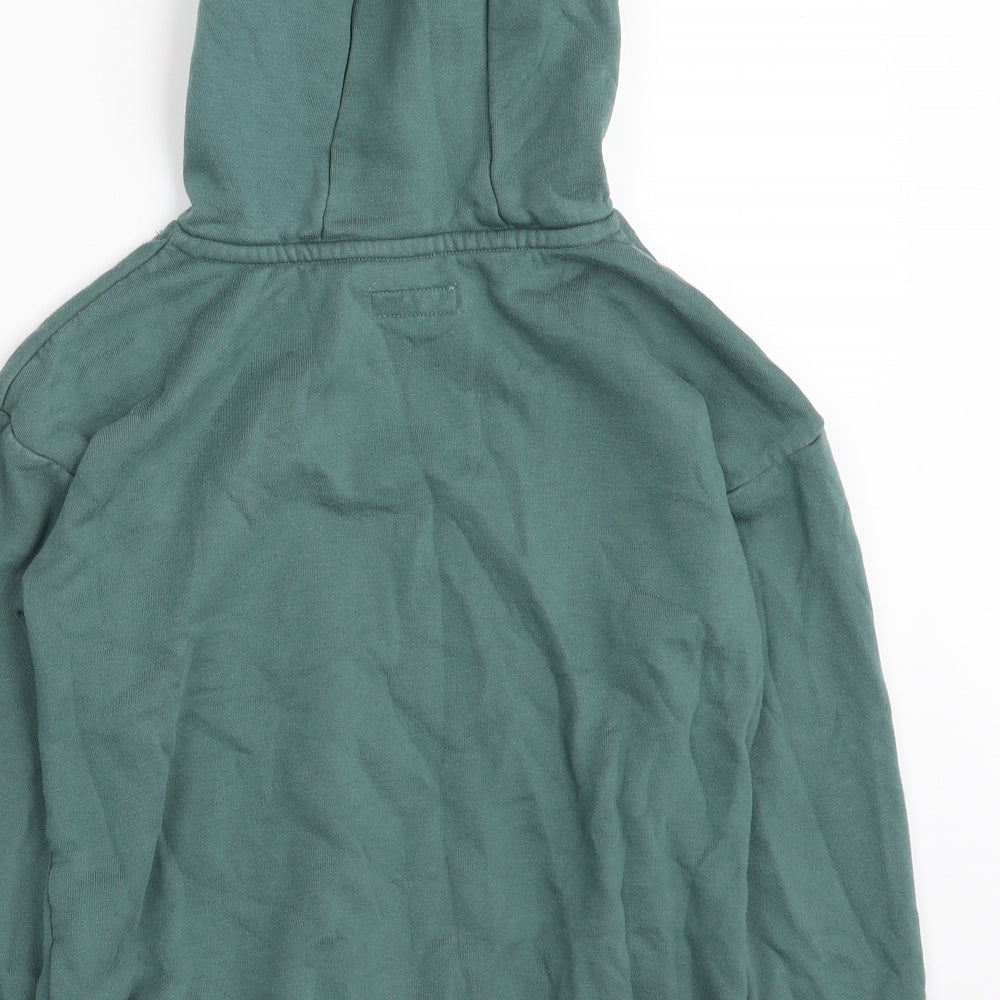 Primark Girls Green Cotton Pullover Hoodie Size 9-10 Years Pullover - Grateful