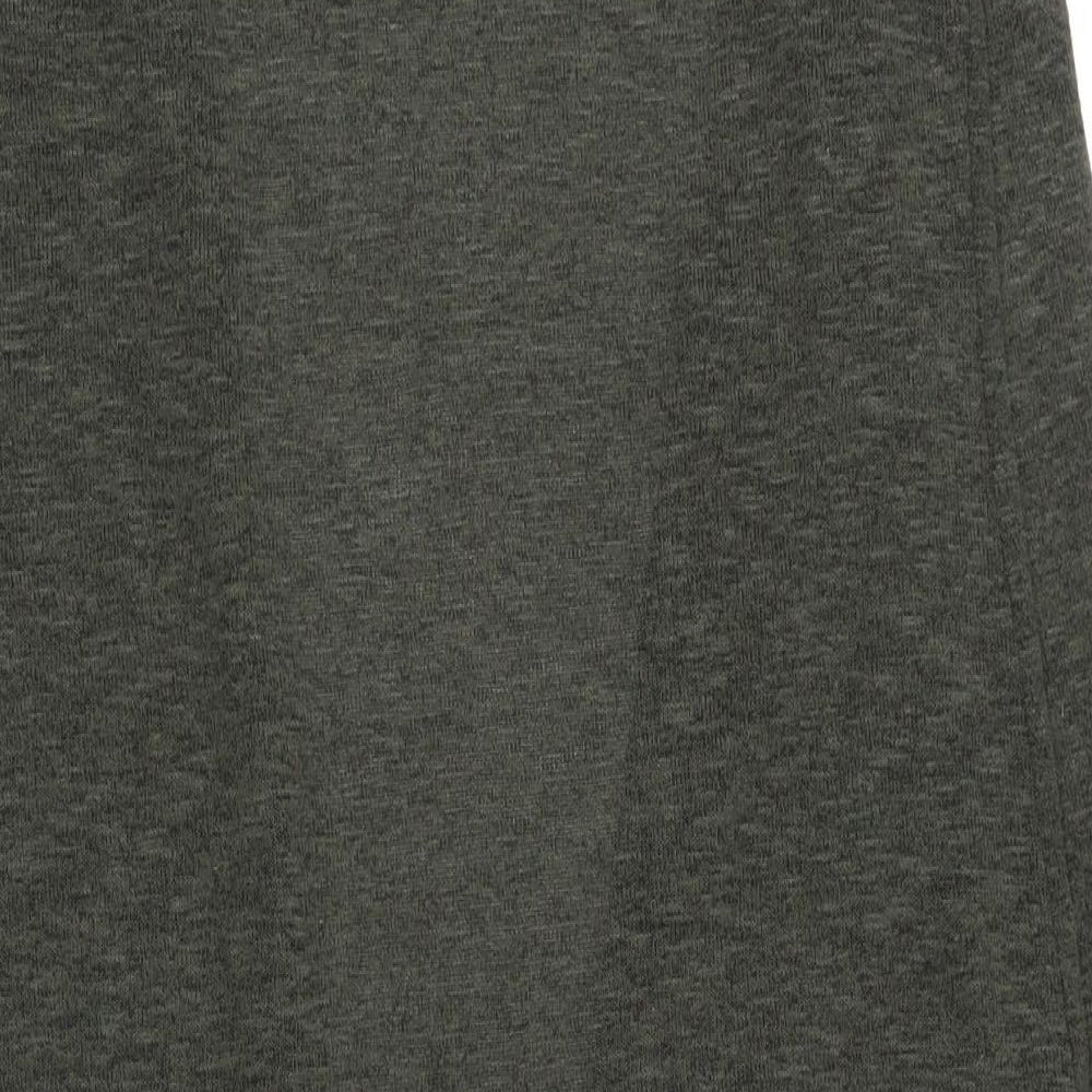 New Look Womens Green V-Neck Polyester Cape Jumper Size 10