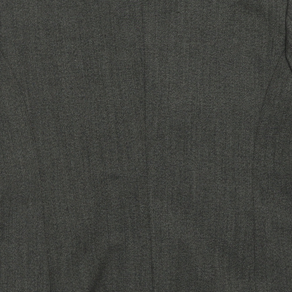 Your 6th Sense Womens Grey Polyester Jacket Suit Jacket Size 14
