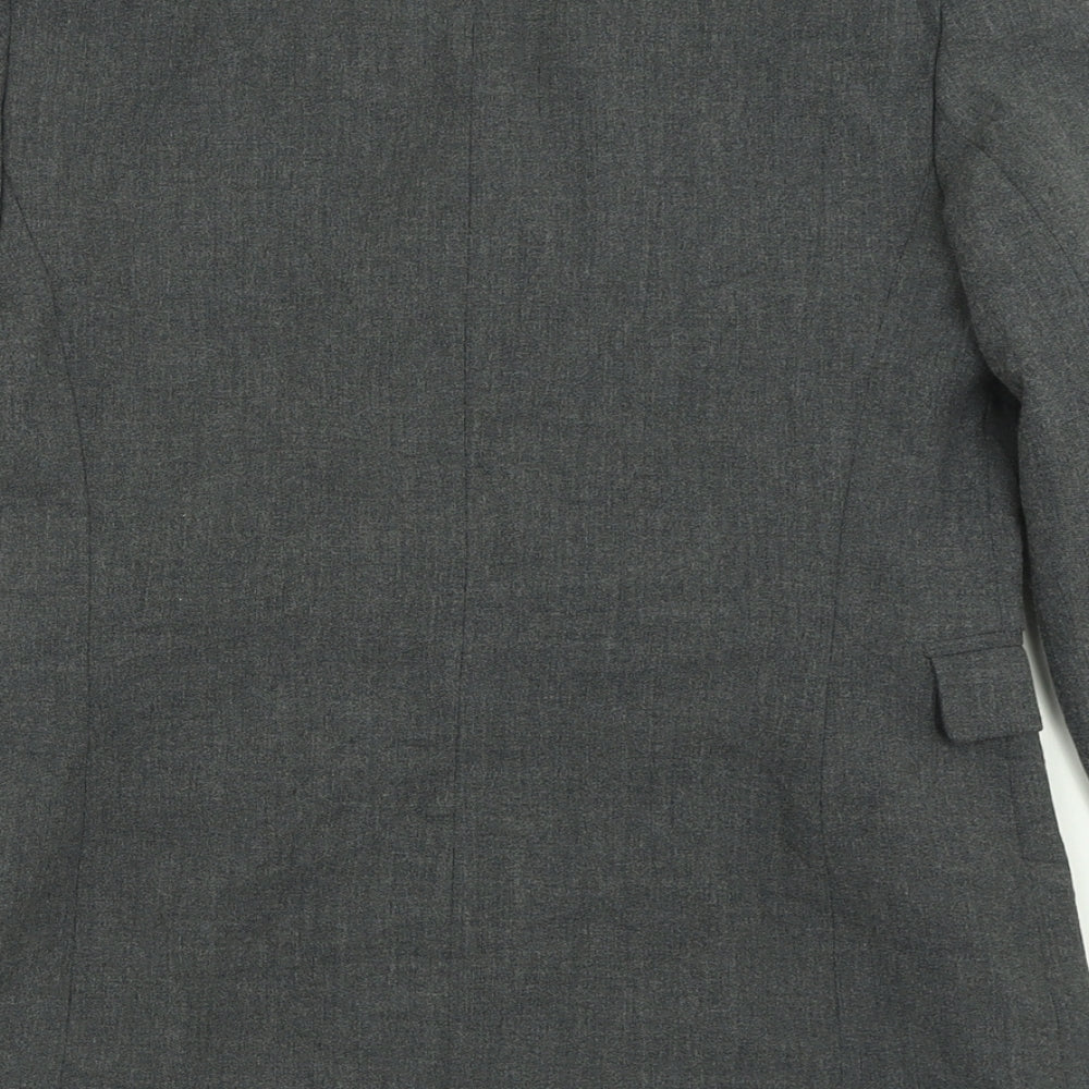 Debenhams Womens Grey Jacket Blazer Size 8 Button