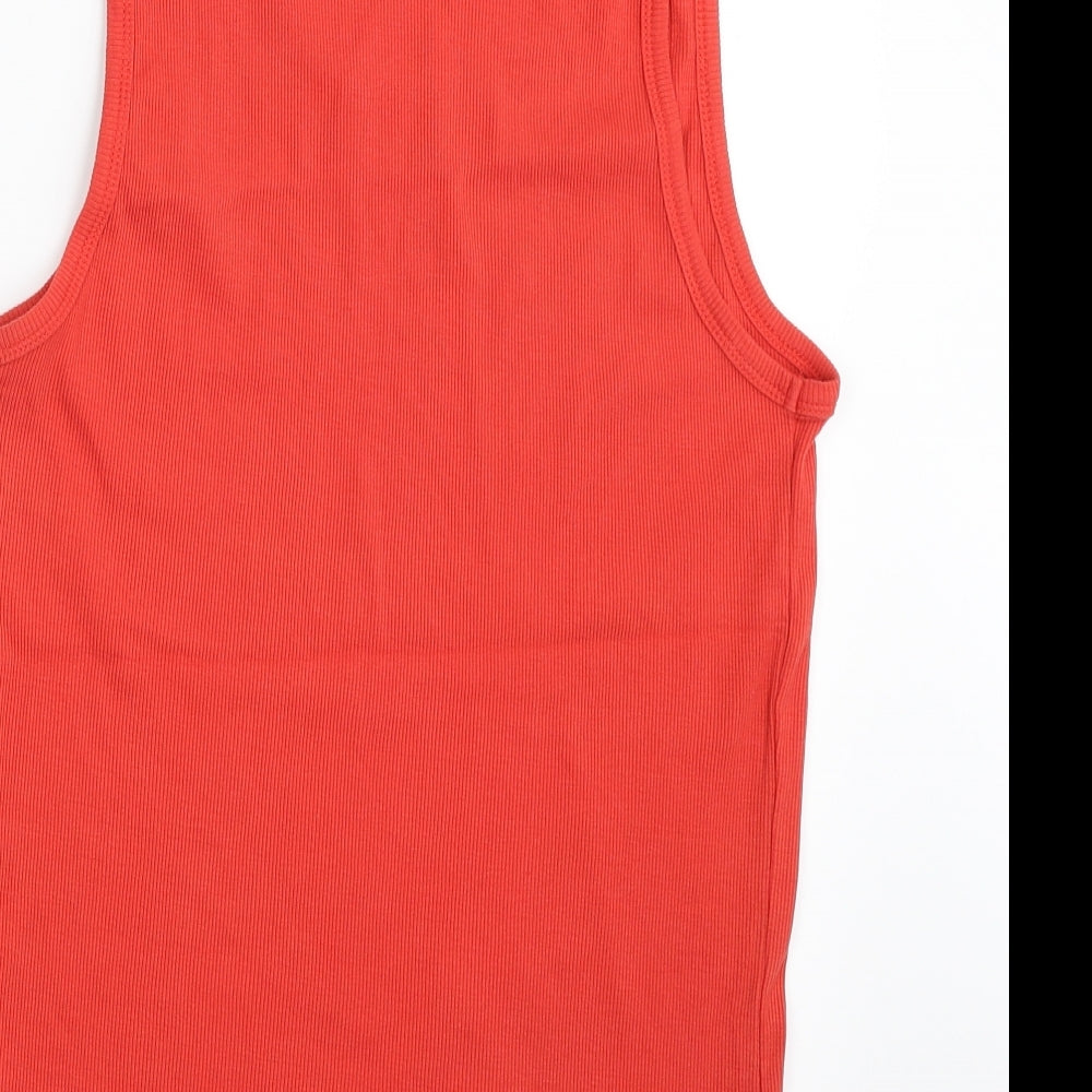 Peacocks Mens Red Polyester Vest Sweatshirt Size L