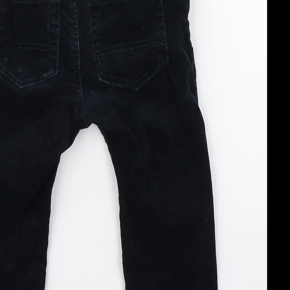 NEXT Boys Blue Cotton Jogger Trousers Size 12-18 Months