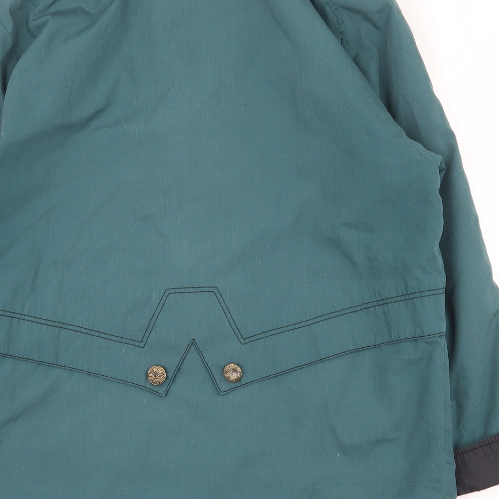 telemac Womens Green Jacket Coat Size 10 Zip