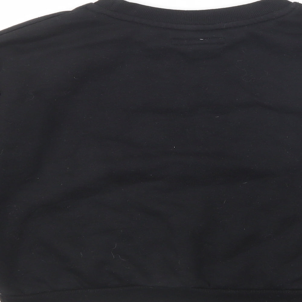 Primark Girls Black Polyester Pullover Hoodie Size 13-14 Years Pullover - Be Nice