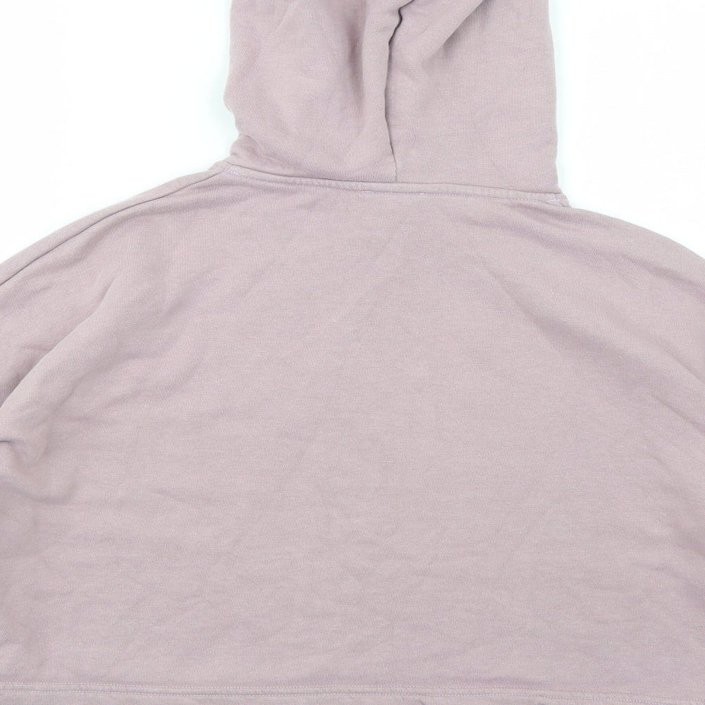 NA-KD Womens Pink Cotton Pullover Hoodie Size S Pullover