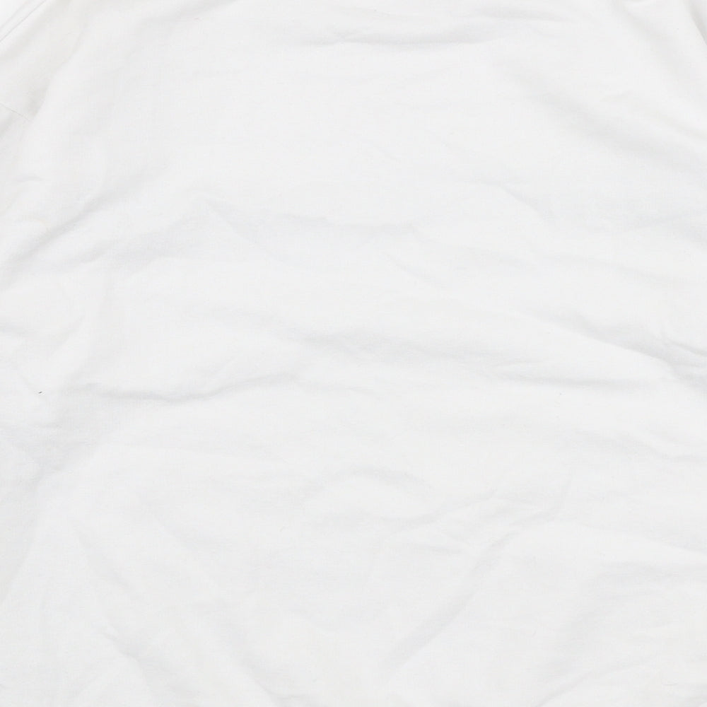 George Girls White Polyester Pullover Sweatshirt Size 12-13 Years Pullover - Work out mode