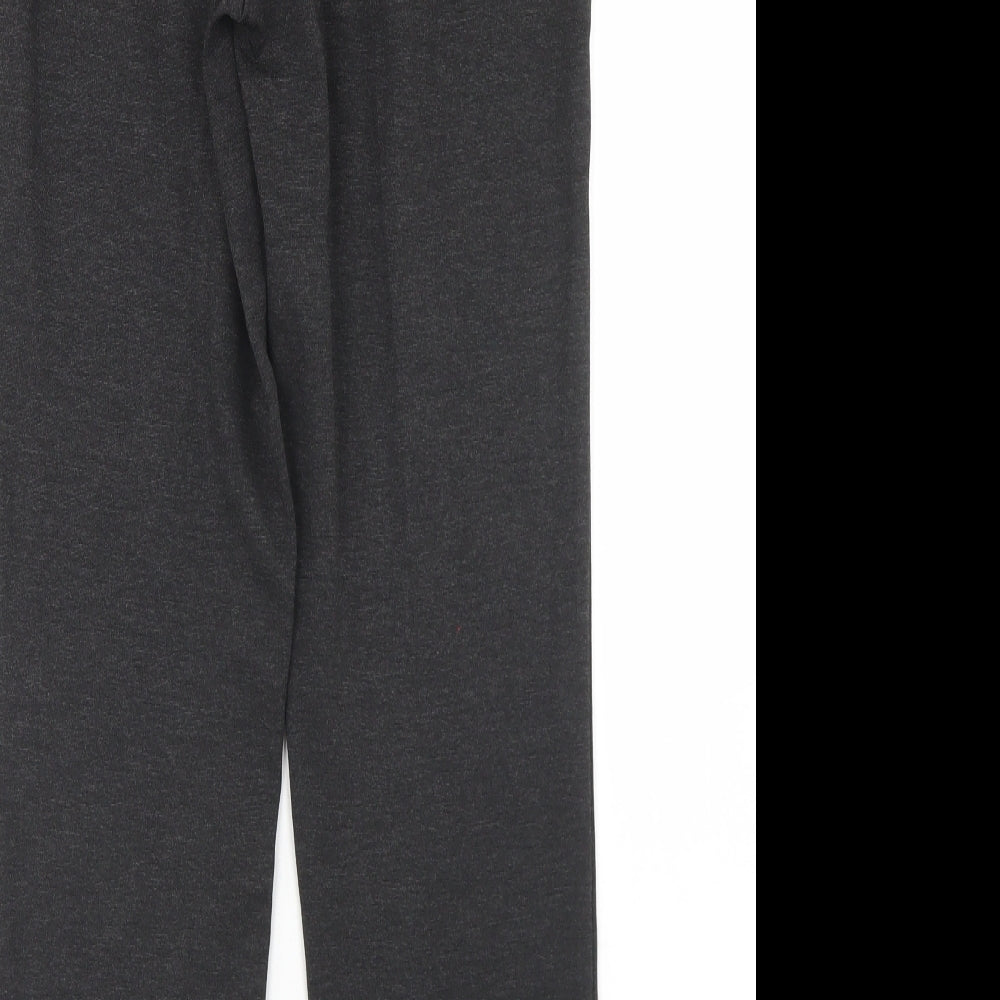 Marks and Spencer Womens Grey Viscose Dress Pants Trousers Size 10 L28 in Regular