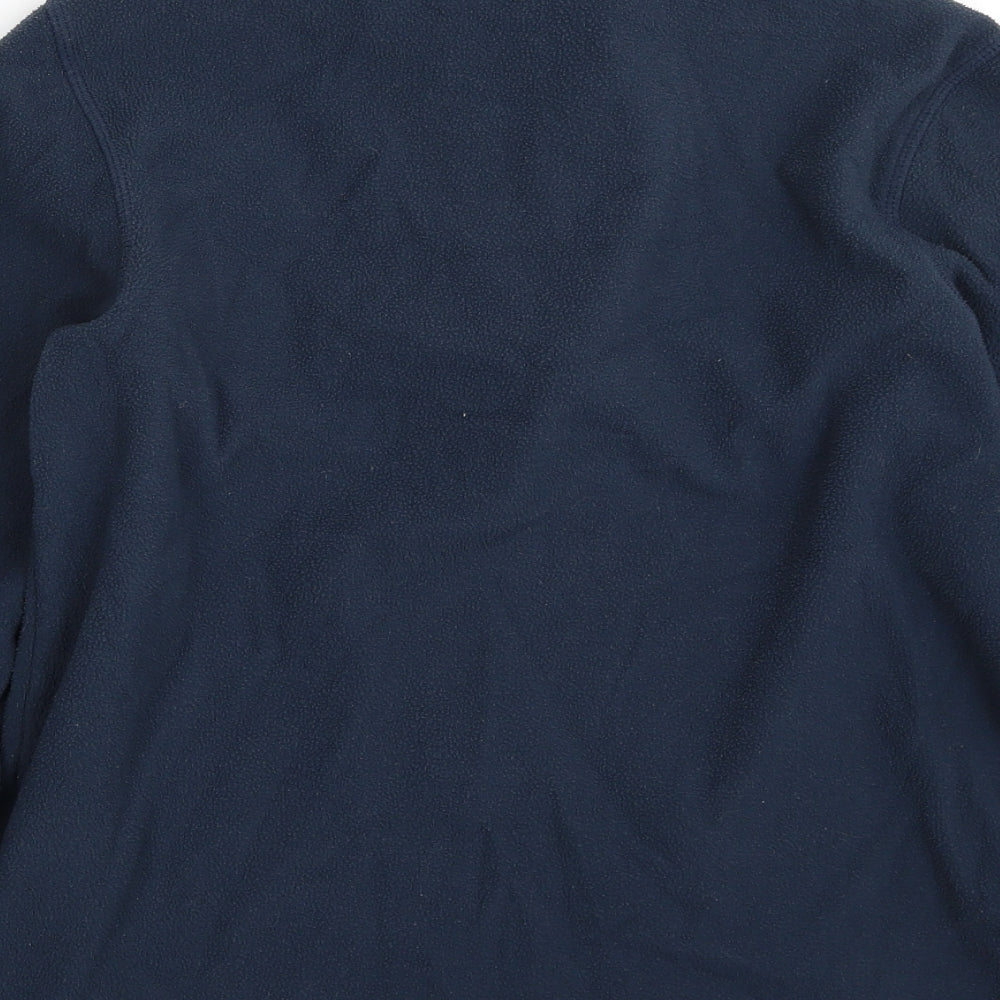Quechua Womens Blue 100% Polyester Pullover Sweatshirt Size S Zip