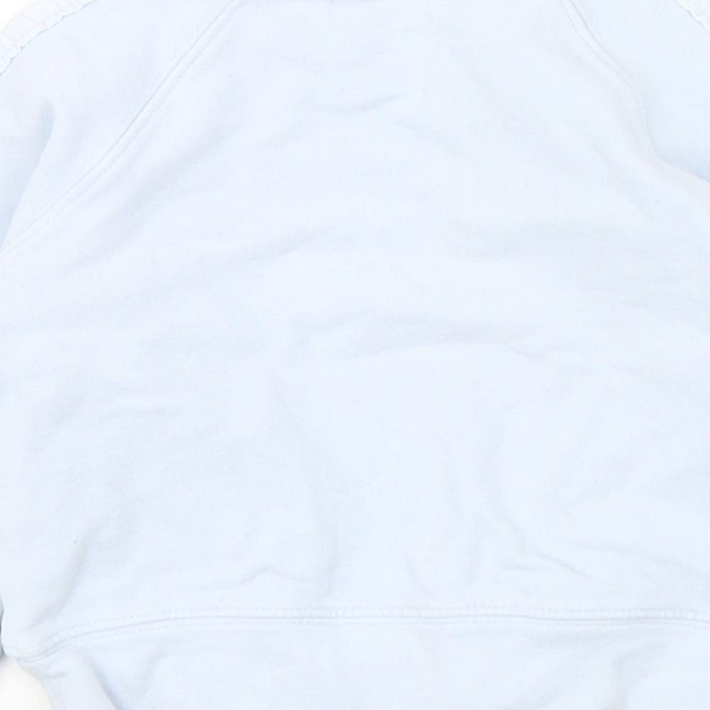 Preworn Girls Blue Cotton Pullover Sweatshirt Size 2 Years Pullover