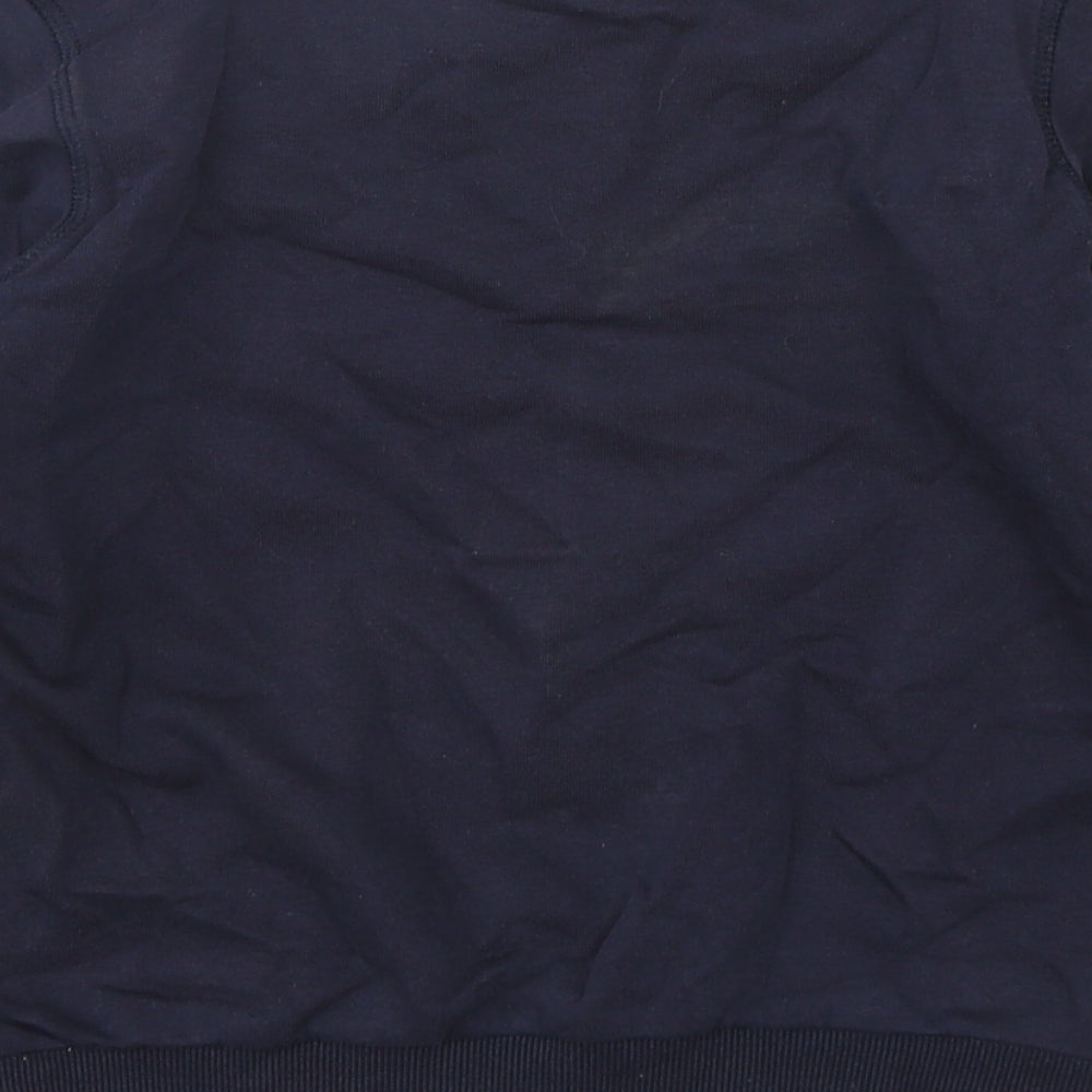 F&F Boys Blue Cotton Pullover Sweatshirt Size 9-10 Years Pullover
