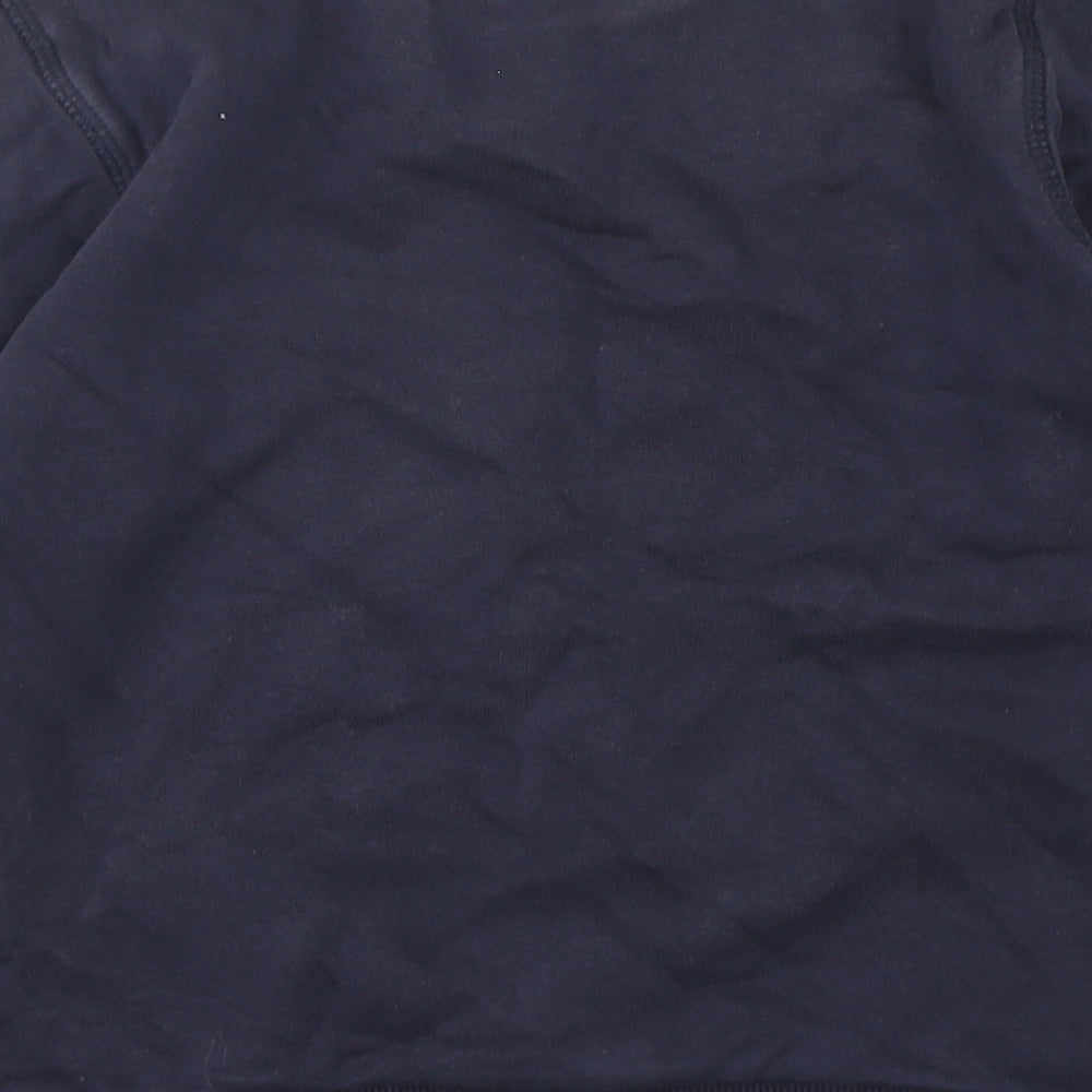 F&F Boys Blue Cotton Pullover Sweatshirt Size 8-9 Years Pullover