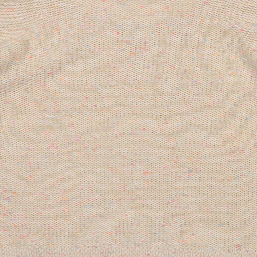 Preworn Womens Orange Cotton Pullover Sweatshirt Size M Pullover - Estimated size
