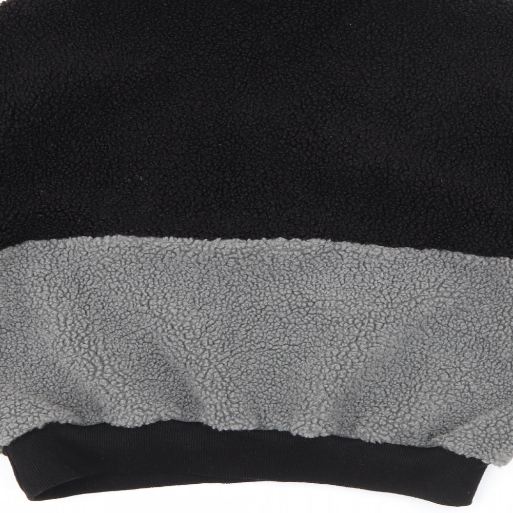 SheIn Womens Black High Neck Polyester Pullover Jumper Size XS