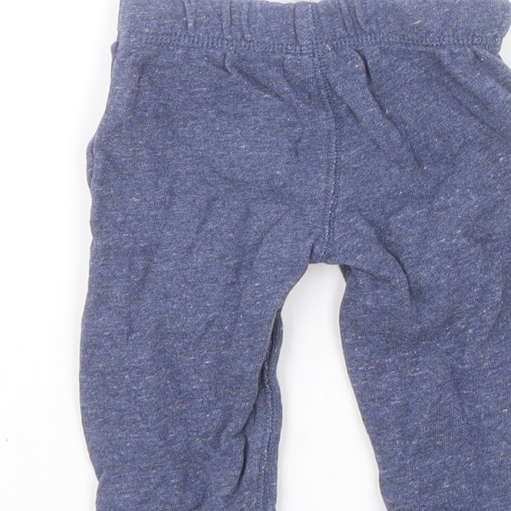 Carters Baby Blue 100% Cotton Jogger Trousers Size 12 Months Pullover