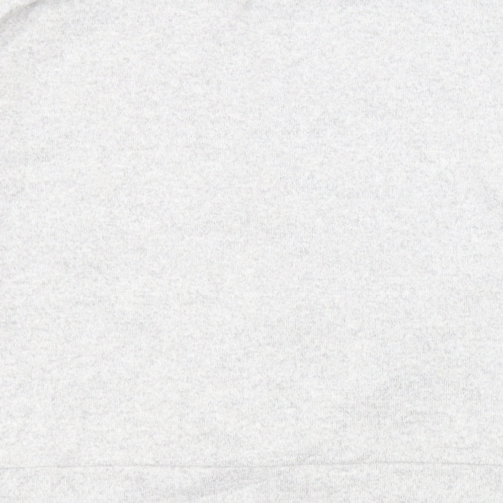 Marks & Spencer Girls Grey Round Neck Viscose Pullover Jumper Size 10-11 Years Pullover