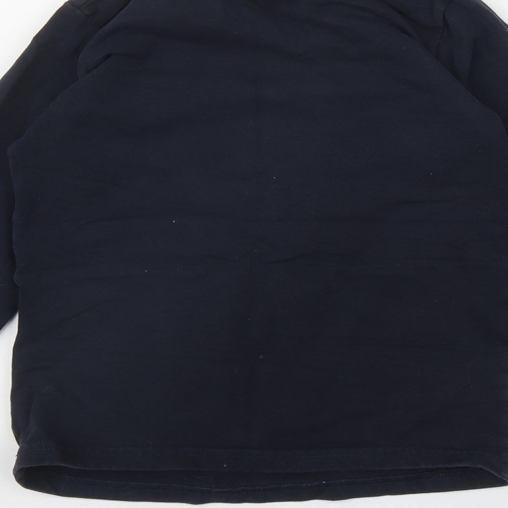 Atabay Boys Blue Cotton Pullover Sweatshirt Size 7-8 Years Pullover - Football