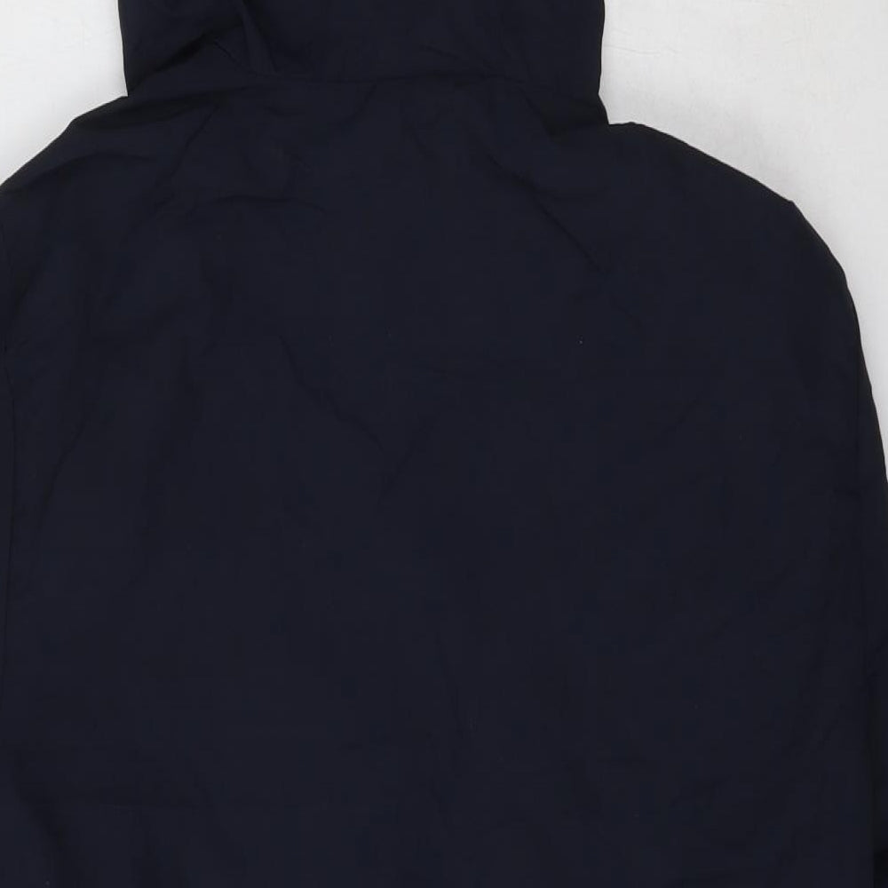 TESCO Womens Blue Anorak Coat Size M Zip