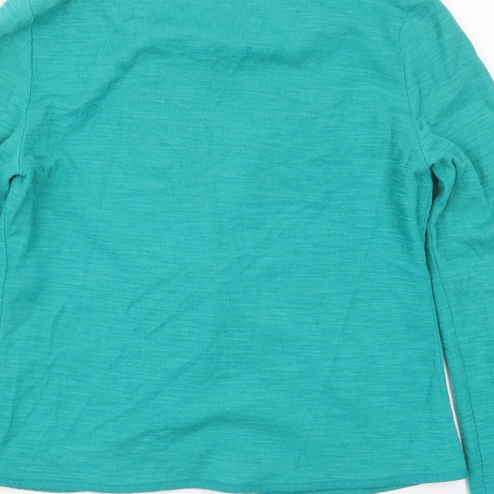 New Look Womens Green Jacket Size 10 Button