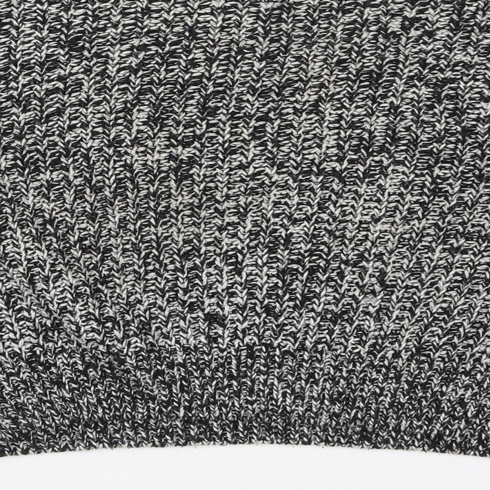 H&M Womens Grey Crew Neck Acrylic Pullover Jumper Size S