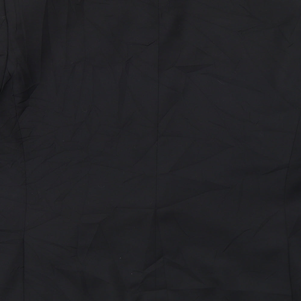 Tailor & Cutter Mens Black Polyester Jacket Blazer Size 46