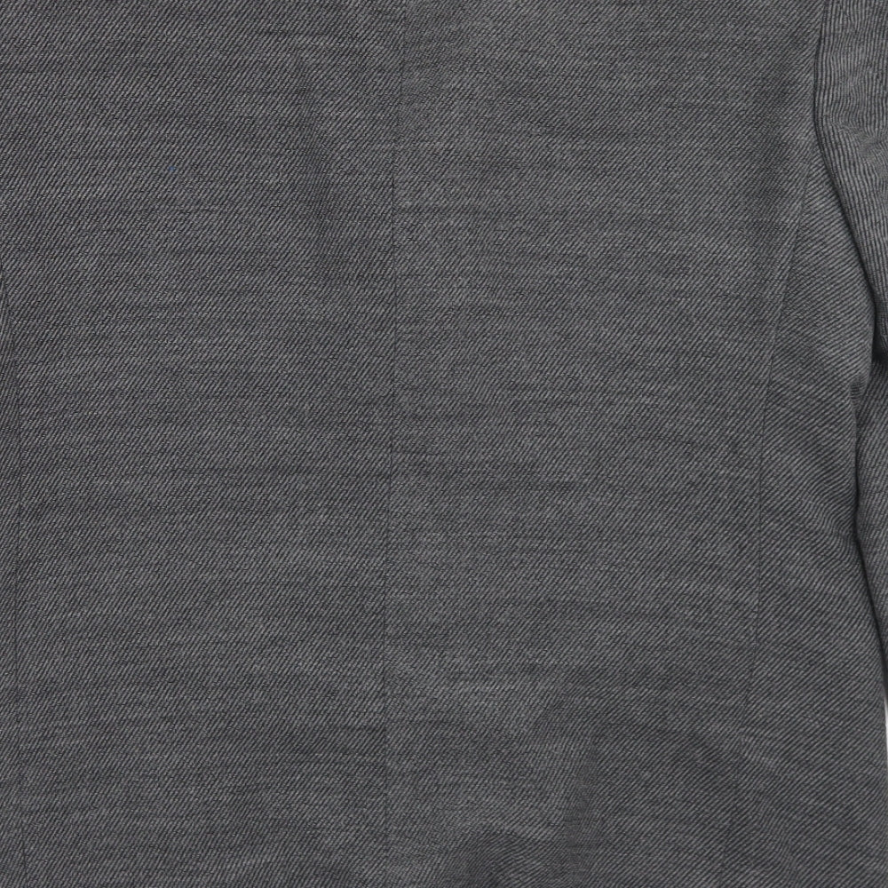 Brook Taverner Mens Grey Wool Jacket Blazer Size 40