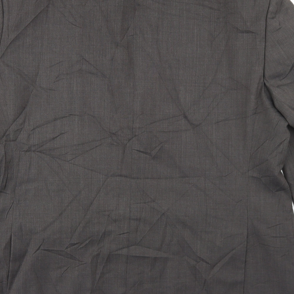 Marks & Spencer Mens Brown Wool Jacket Blazer Size 44