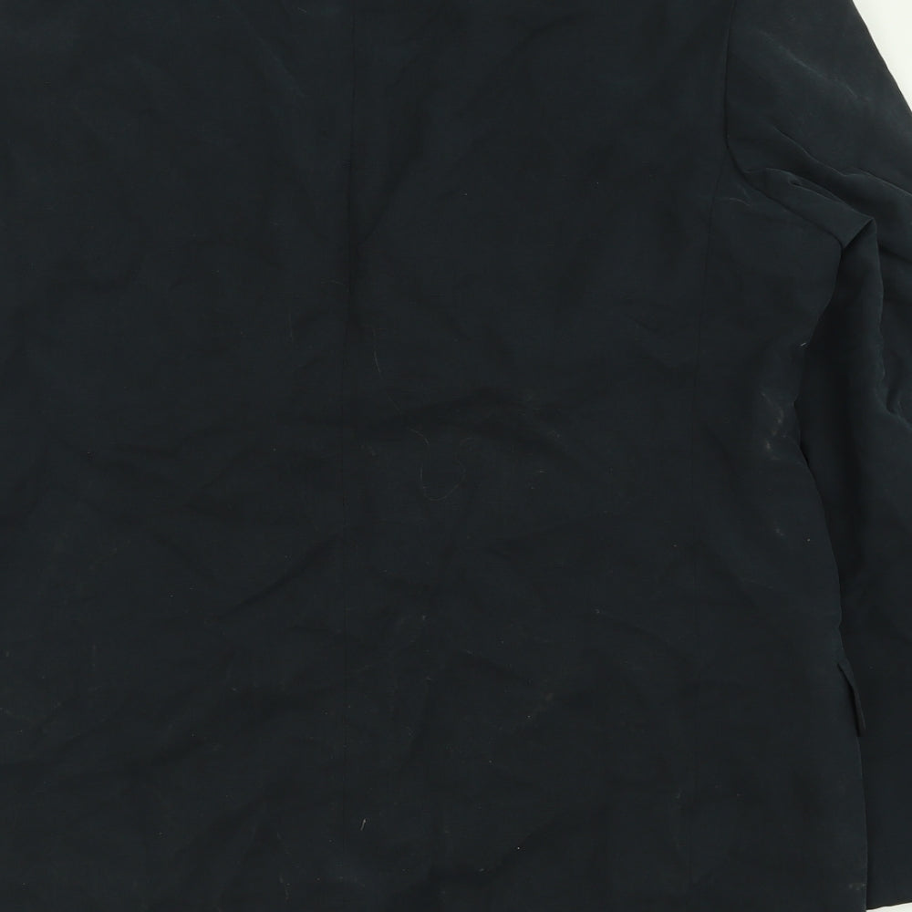 Marks & Spencer Mens Blue Lyocell Jacket Suit Jacket Size 42