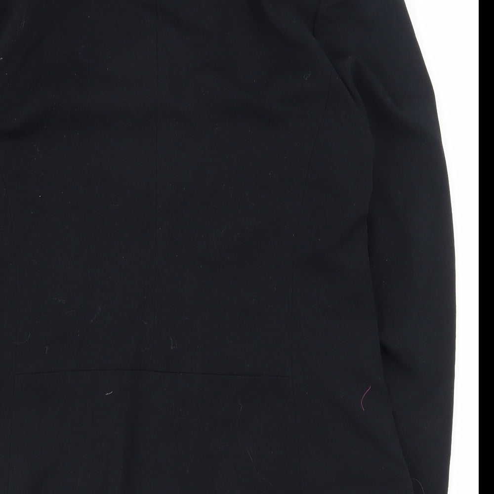 Marks and Spencer Womens Black Polyester Jacket Suit Jacket Size 12