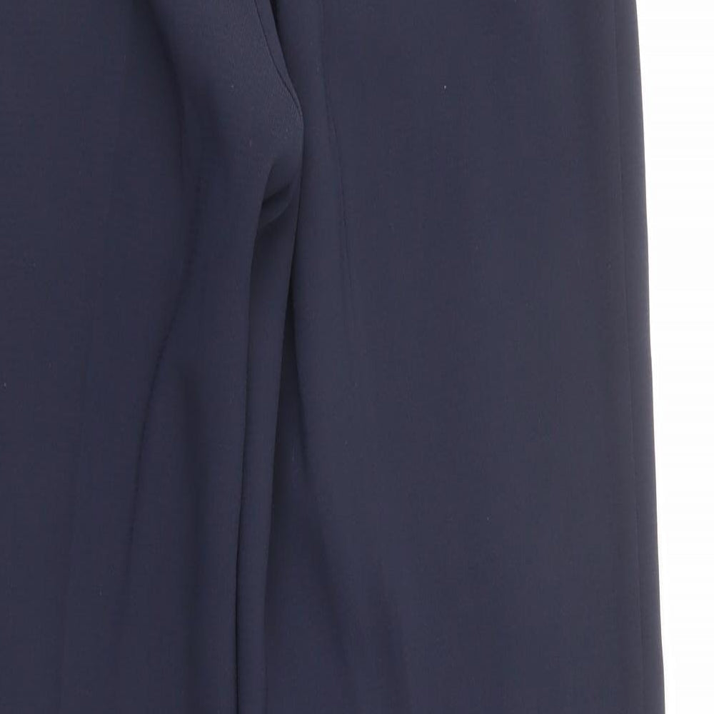Gerard Womens Blue Polyester Dress Pants Trousers Size 12 L32 in Regular Button