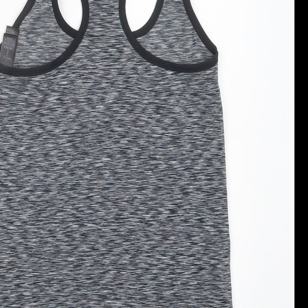 Marks & Spencer Womens Grey Polyester Pullover Tank Size S Scoop Neck Pullover