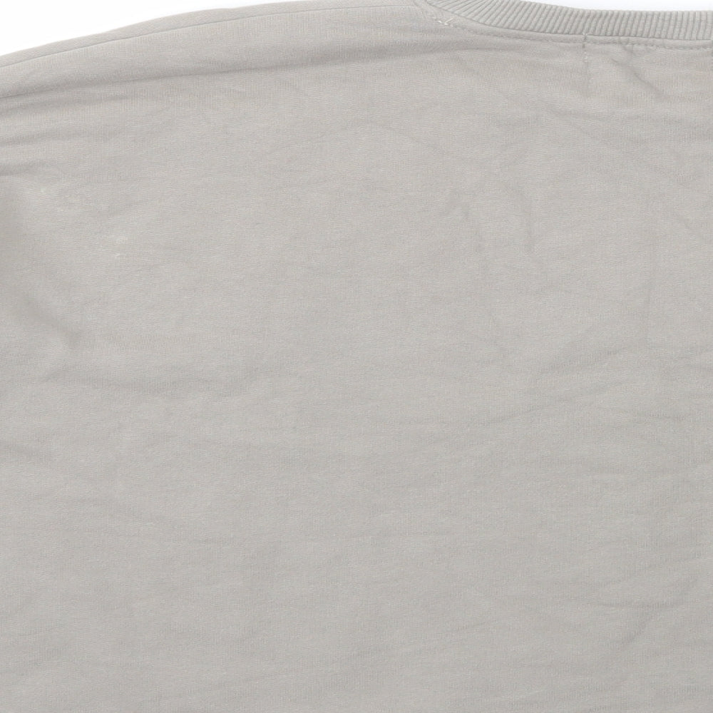 Another Version Womens Grey Cotton Pullover Sweatshirt Size L Pullover