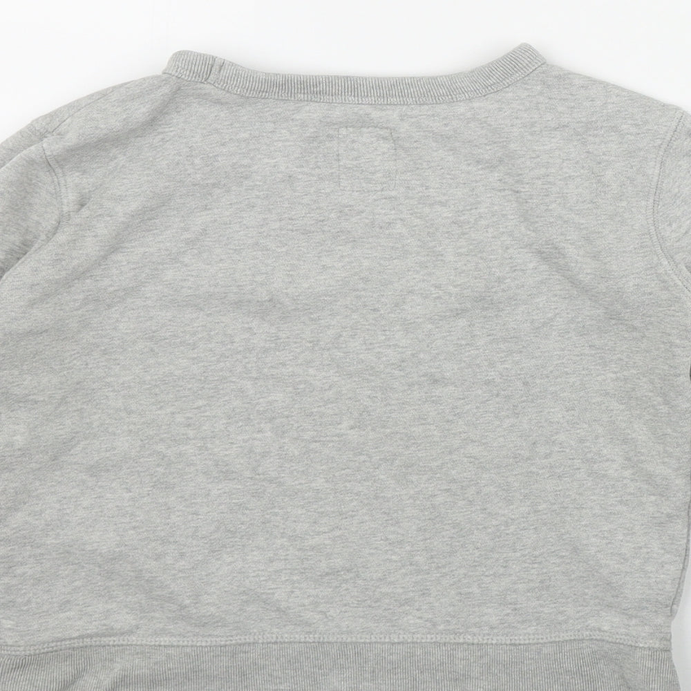 Gap Boys Grey Cotton Pullover Sweatshirt Size 6-7 Years Pullover